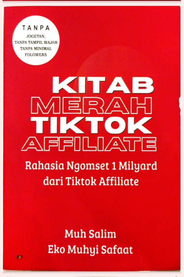 Cover Kitab Merah Tiktok Affiliate 