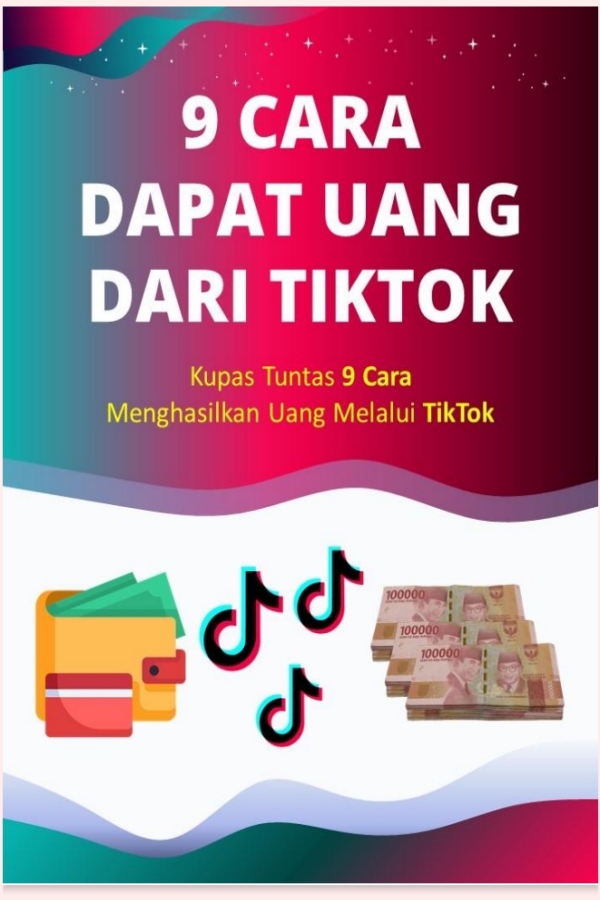 Cover 9 Cara Cuan Dari Tiktok 