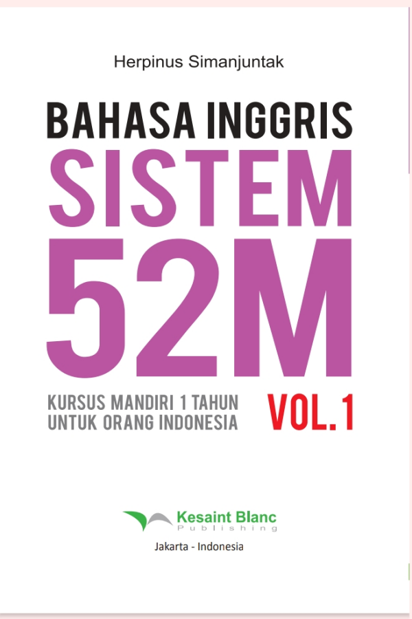 Cover Belajar Bahasa Inggris | Sistem 52 M