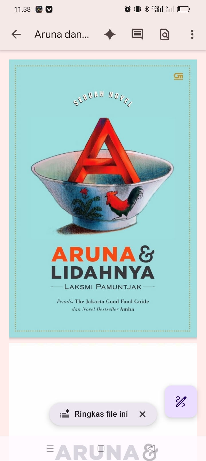 Cover Aruna & Lidahnya 